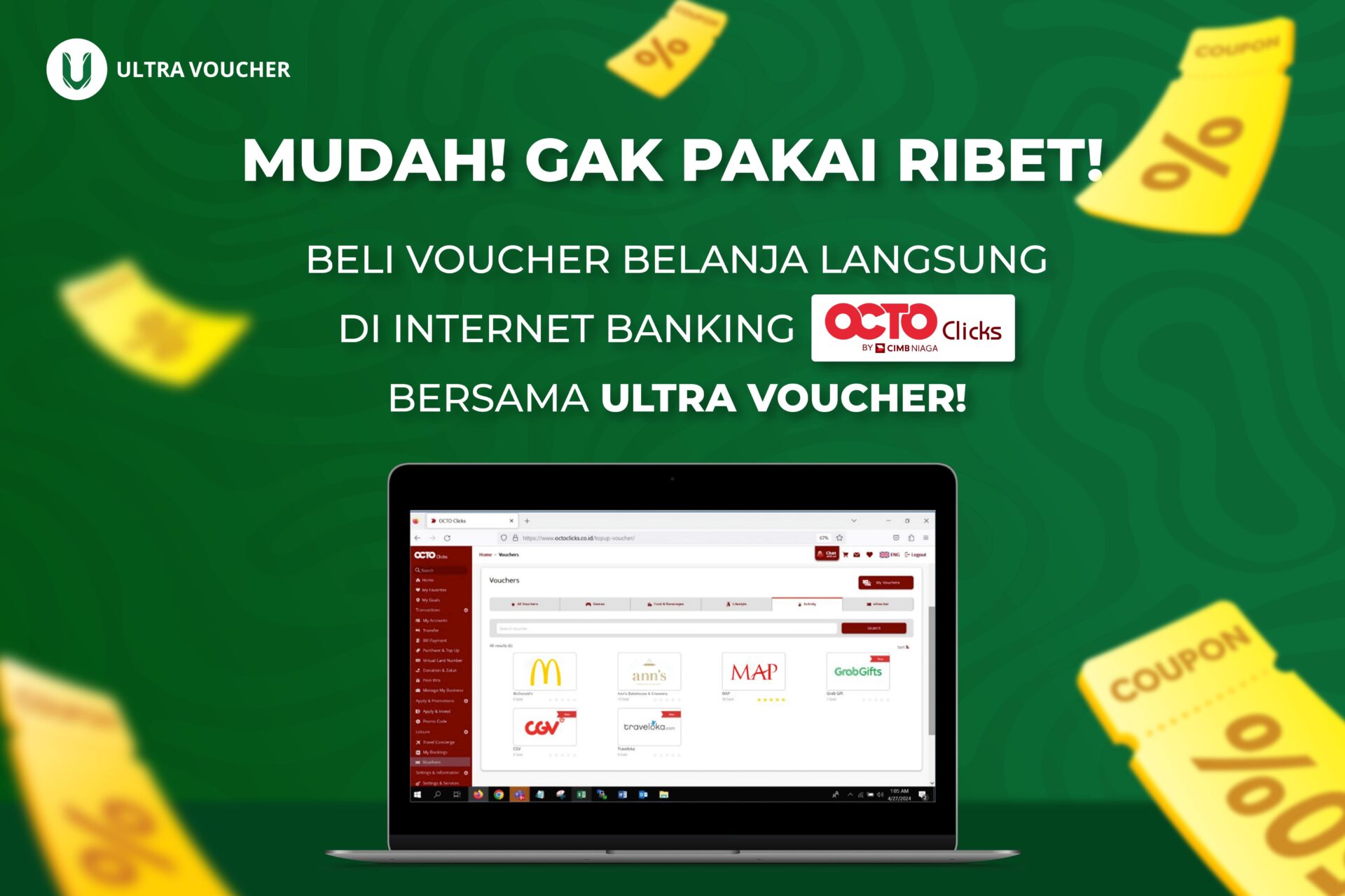 Beli Voucher Belanja di OCTO Clicks by CIMB Niaga