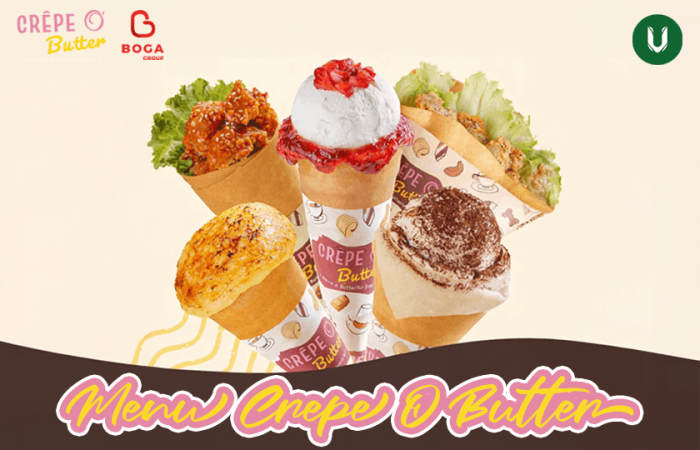 menu crepe o butter